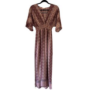 ALTAR'D STATE Tan Side Slit Maxi Dress Women’s Small